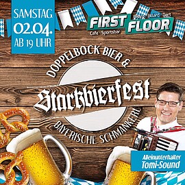 Banner STARKBIERFEST IN DER KULTBAR FIRST FLOOR DEGGENDORF
