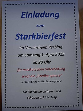 Banner Starkbierfest 2023