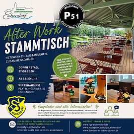 Banner After Work Stammtisch im P51