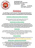 Logo Achtung!!! 8. Gemeindemeisterschaft im Kegeln wird verschoben !!!