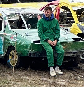 Banner Stock-car-Rennen Schlüpfing