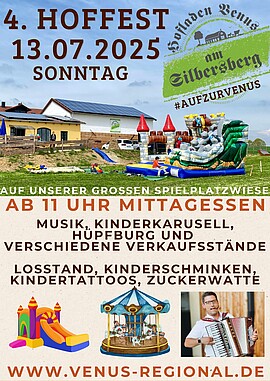 Banner 4. Hoffest am Hofladen Venus