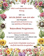 Logo Jahreshauptversammlung mit Vortrag von Europameister im Vogelzwitschern