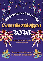 Logo Faschingsschießen mit Faschingsgaudi