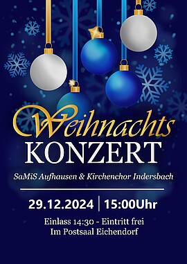 Banner Weihnachtskonzert