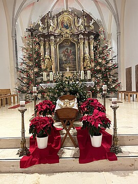 Banner Gestaltung des Weihnachtsgottesdients